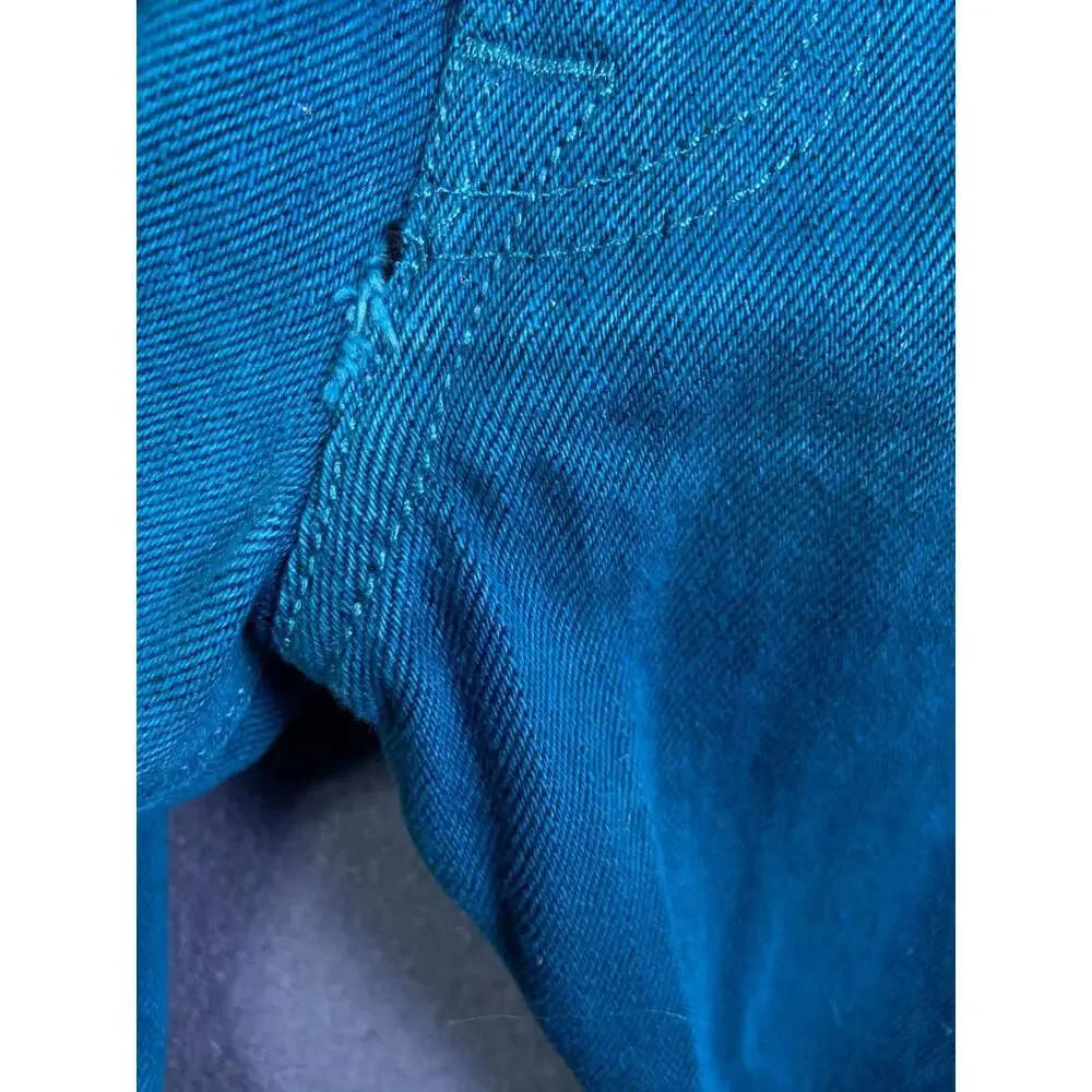 Levis 501 XX Jeans Men 38x30 36x30 Turquoise Original Fit Straight Button Fly